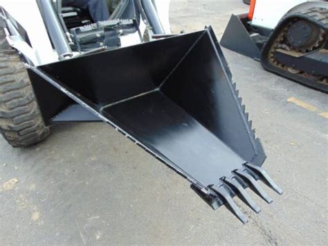 skid steer ditching bucket|bucket attachments for skid steer.